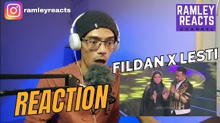 Fildan feat Lesti  Cinta Bilang Cinta Dekade Akademi  REACTION [upl. by Badger]