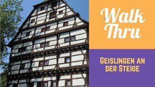 Walking through Geislingen an der Steige in GERMANY [upl. by Whitehurst]