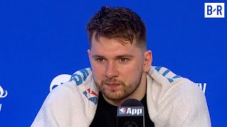 Luka Doncic on Mavs Blowout Loss to Celtics in Game 1 Gotta focus on the next game [upl. by Hole]