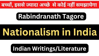 Nationalism in India by Rabindranath Tagore In English Literature Indian Writings Hindi [upl. by Em]