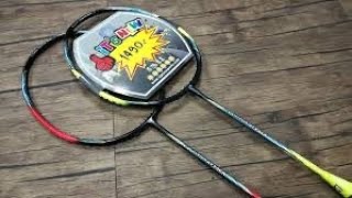 Apacs Counter Attack 73 G 35 LBS White BIue Unstrung Badminton Racket [upl. by Brok718]