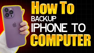 How to backup iPhone to computer [upl. by Latsyrk]