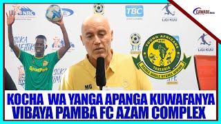 KOCHA GAMONDI APANGA KUISHUSHIA KIPIGO PAMBA FC [upl. by Ydnem]