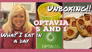 OPTAVIA 5 and 1  WHAT I EAT IN A DAY TO LOSE WEIGHT  JANUARY KICKSTART UNBOXING [upl. by Yahsat]