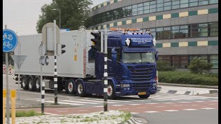 Showtrucks at work with sound Waalhaven [upl. by Kolodgie]