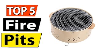 TOP 5 Best Fire Pits Review 2024 [upl. by Apoor]