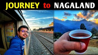 Guwahati to Dimapur Full Journey  BG Express in 2AC Coach  Nagaland Train Journey [upl. by Syxela443]