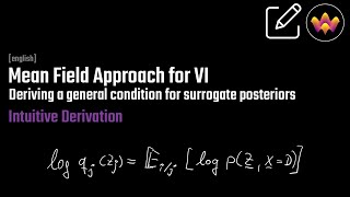 Mean Field Approach for Variational Inference  Intuition amp General Derivation [upl. by Zellner]