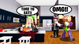 We Broke Into A Creepy Persons House In Roblox Brookhaven rp THEY EAT PEOPLE [upl. by Norre263]