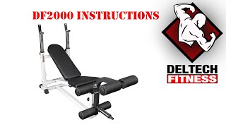 DF2000 Standard Bench Assembly Instructions [upl. by Klinges]