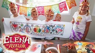 Elena of Avalor Family Craft Time [upl. by Nidraj]