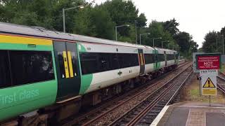 Southern train class 171 Departing Eridge Station [upl. by Neesay]