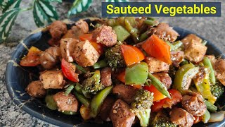 Weight Loss Recipe  Sauteed Vegetables  Low Carb Lunch  Dinner [upl. by Yerfoeg]