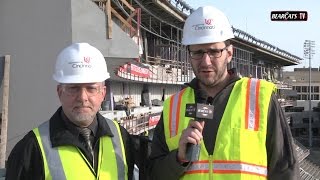 Nippert Stadium Construction Update March 16 2015 [upl. by Orsa989]