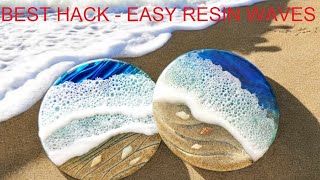 2018 Best Resin HACK  Easy Way To Make Resin Waves [upl. by Humph]