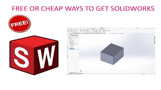 SOLIDWORKS license for FREE or Affordable cost [upl. by Lyrehc345]