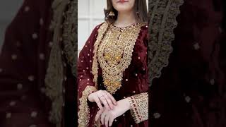 SHREE HARI SR 1652 A DESIGNER VELVET SUITS 1 [upl. by Notgnirra]