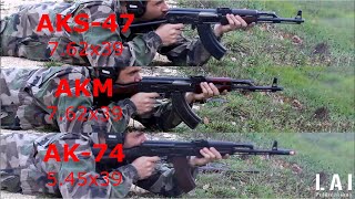 Automatic shooting  AKS47 Radom PMKS AKM Izhezsk and AK74 Arsenal [upl. by Esiuole]