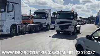 Degroote Trucks DAF CF85410 tractor head for sale [upl. by Eeralih]