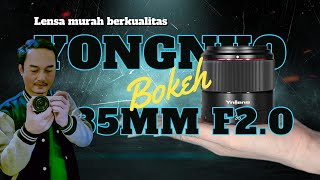 LENSA AUTOFOKUS 35MM TERMURAH UNTUK SONY  Yongnuo 35mm f20 [upl. by Egerton]