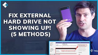 How to Fix External Hard Drive Not Showing Up [upl. by Coop237]