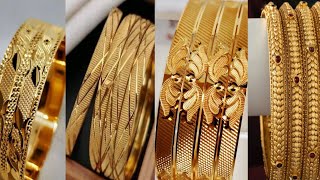 Top 40 gold bangles designsbest gold bangles for ladies [upl. by Trevorr441]