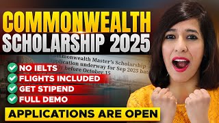 Study Masters amp PhD for FREE in UK  Commonwealth Scholarship UK 2025 Is OPEN [upl. by Kimberli750]