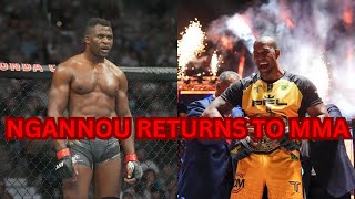 Ngannou Vs Ferreira Announced for PFL Heavyweight Super Fight [upl. by Wanids]