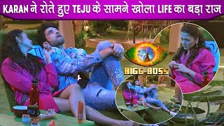 Bigg Boss 15 Live Update Karan Reveals His Big Secret To Tejasswi Eyes Filled With Tears  Tejran [upl. by Mayce]