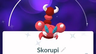 Catching Shiny Skorupi 451 and Evolving To Shiny Drapion 452 [upl. by Shatzer]