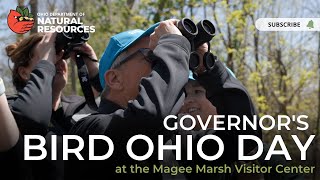 Governors Bird Ohio Day at the Magee Marsh Visitor Center [upl. by Olaf]