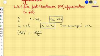 6 3 1 The PostNewtonian Approximation To General Relativity [upl. by Nyliahs]