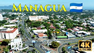 Managua Capital of Nicaragua 🇳🇮 by drone [upl. by Keldah]