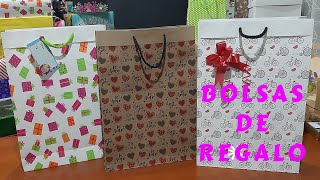 COMO HACER UNA BOLSA DE REGALO [upl. by Walworth886]