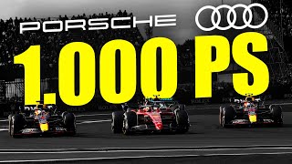 Formel 1 2026 mit 1000 PS Motoren Wo bleiben Porsche amp Audi [upl. by Lytsirk]