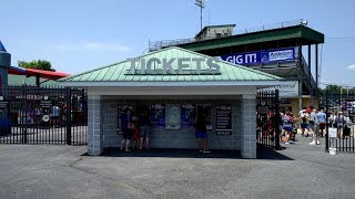 Gameday tour of Hagerstown Suns Municipal Stadium South Atlantic League Baseball [upl. by Llerehs380]