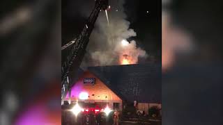 Fire rips through IHOP restaurant in North Jersey [upl. by Atews]