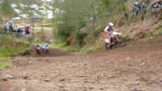 Hawkstone Park 2011 motocross International Cresting the famous hill [upl. by Doownel48]