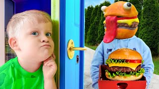 Whos at the Door  More Diana and Romas Family Adventure amp Educational Kids Videos [upl. by Nosidam]