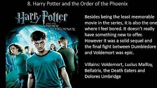 Ranking the Harry Potter Franchise Worst to Best [upl. by Ymmac]