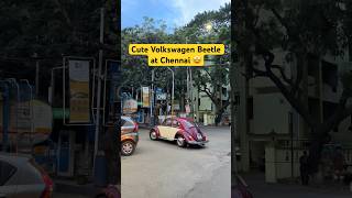 Volkswagen Beetle at chennai volkswagen vwbeetle classic classiccars carlover Chennai shorts [upl. by Gilbertina]