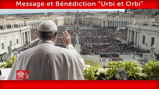 Message et Bénédiction “Urbi et Orbi” 31 mars 2024 Pape François [upl. by Nwahsyd]