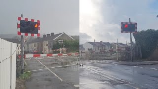 Raise Delay Pembrey amp Burry Port Level Crossing Carmarthenshire 15072023 [upl. by Dodge799]