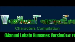 Worst Villains Tournament Ever Characters Compilation Manuel Lobato Humanes Version Last V4 [upl. by Luelle]