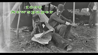 Experience The Making Of A Newspaper “When Black Is Read” 🎩1896 San Diego Sun Newspaper [upl. by Nnaeitak]