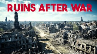 A Day in a Destroyed German City 1946  Documentary [upl. by Irrehc]