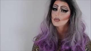 Drag makeup transformation [upl. by Ateloiv]