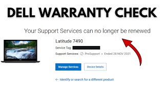 How to Perform Dell Warranty Check Laptop Desktop amp Other Devices [upl. by Nortad298]