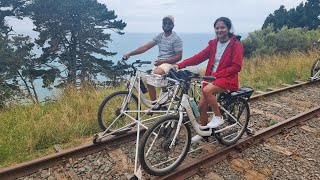 Railbike adventures Gisborne  Beach loop [upl. by Tann]