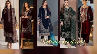 latest velvet sut design  velvet sut picture trending fashion with jaya Gupta [upl. by Ready334]